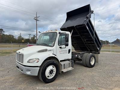 2023 Freightliner M2106 6 Cu Yd Dump Truck PTO A/T Cummins Load Cover bidadoo