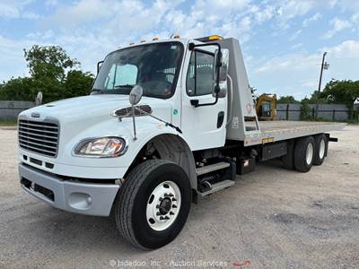 2023 Freightliner M2106 28' Ledwell Hybrid Hydraulic Rollback Tow Truck bidadoo