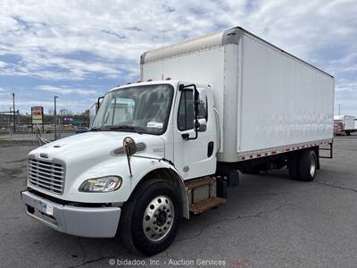2019 Freightliner M2106 26' S/A Dry Van Box Delivery Truck Cummins A/T bidadoo