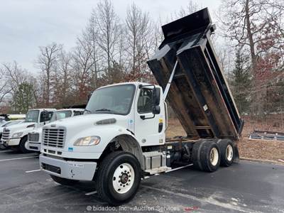2019 Freightliner M2 T/A 12 Yard Dump Truck Tractor PTO A/T Tarp Detroit bidadoo