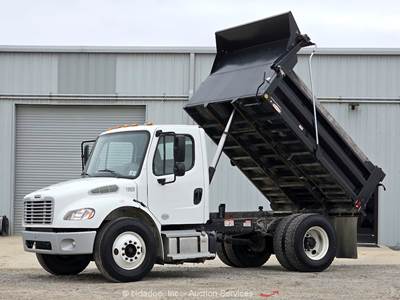2022 Freightliner M2 6yd Dump Truck A/T Cummins B6.7 PTO Load Cover bidadoo