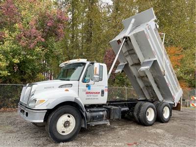 2007 International 7400 11YD Hydraulic Dump Truck Tractor A/T PTO Diesel bidadoo