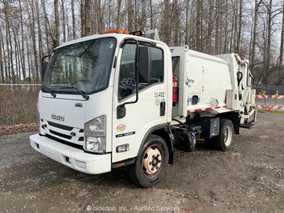 2016 Isuzu NPR S/A Refuse Garbage Packer Truck Isuzu Automatic bidadoo -Repair