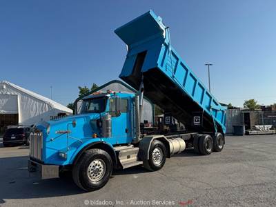 2015 Kenworth T800 20 Cu Yard T/A T/A Dump Truck PTO 18 Speed Cummins bidadoo