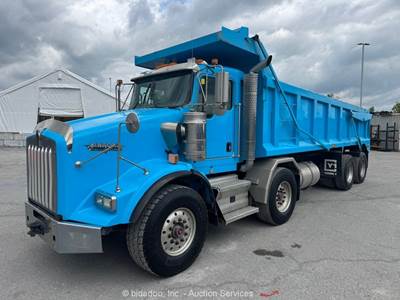 2015 Kenworth T800 20 Cu Yard T/A T/A Dump Truck PTO 18 Speed Cummins bidadoo