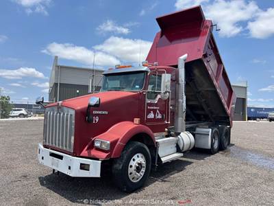 2009 Kenworth T800 15' T/A Dump Truck Cummins ISX 450 10 Spd A/R PTO bidadoo