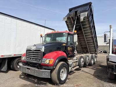 2005 Mack CV700 21 Yard Quad Axle Dump Truck Diesel A/T Drop Axle -Parts/Repair