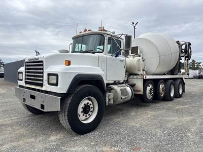 Mack RD690S Quad Axle Concrete Cement Aggregate Mixer Semi Truck Manual bidadoo