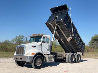 2012 Peterbilt 348 T/A 14 Yard Dump Truck Load Tarp A/T PTO Paccar PX-8 bidadoo