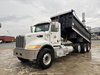 2017 Peterbilt 348 Tri/A 20 Yard Dump Truck High Lift Tailgate PTO A/T bidadoo