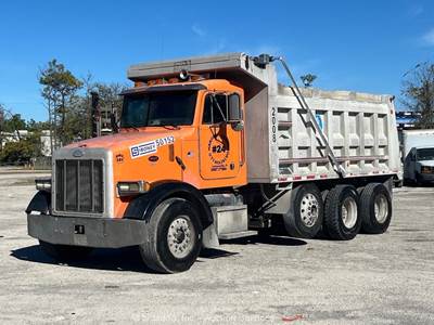 2003 Peterbilt 357 24 Yard Tri/A Aluminum Dump Truck CAT C10 8LL M/T bidadoo