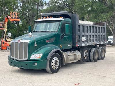 2016 Peterbilt 579 16 Yard Tri-Axle Dump Truck Cummins ISX15 A/T A/R bidadoo