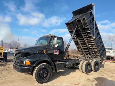 2000 Sterling L8513 23 Yard Dump Truck Caterpillar 3126 Diesel Tarp PTO bidadoo