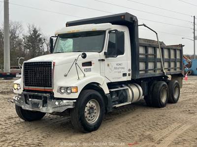 2016 Volvo VHD 17 Yard Dump Truck T/A Roll Tarp D13 405 HP PTO bidadoo