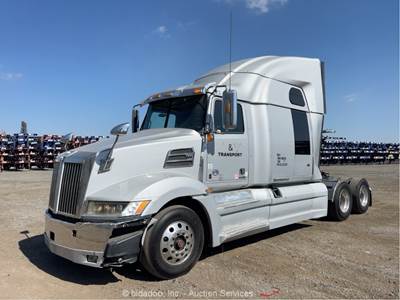 2019 Western 5700 T/A High Roof Semi Sleeper Truck Tractor A/T Detroit bidadoo