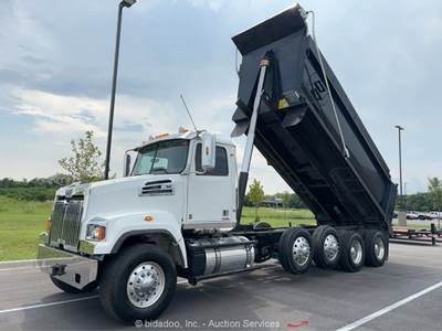 2019 Western Star 4700SF Quad/A 22 Yard 42 Ton Dump Truck PTO Tarp A/T bidadoo