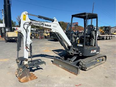 2024 Bobcat E26 Compact Excavator Backhoe Blade Aux Hyd Thumb Bucket bidadoo