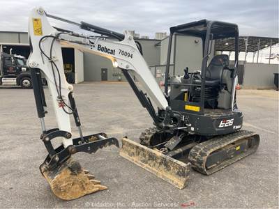 2024 Bobcat E26 Hydraulic Compact Excavator Backhoe Thumb Blade Bucket bidadoo