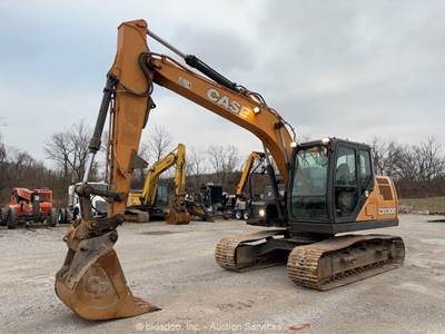 2019 Case CX130D Hydraulic Excavator Trackhoe Backhoe Cab A/C Aux Hyd bidadoo