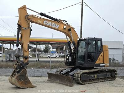 2023 Case CX145D SR Excavator Trackhoe Dozer Aux Hyd Q/C Isuzu Bucket bidadoo