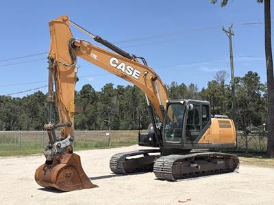 2019 Case CX210D Excavator Trackhoe Crawler Hyd Q/C Bucket Aux Cab bidadoo