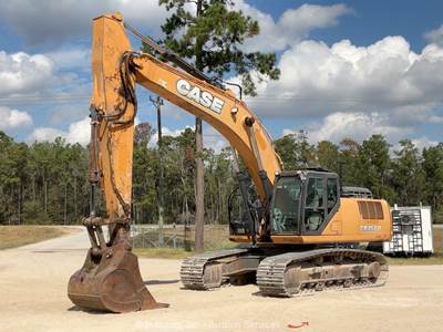2017 Case CX350D Excavator Crawler Trackhoe Cab A/C Aux Hyd Bucket Isuzu bidadoo