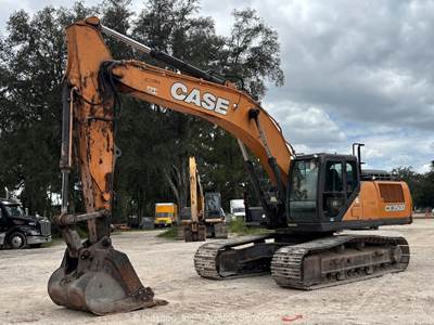 2018 Case CX350D Excavator Trackhoe Crawler Aux Hyd Cab Bucket Isuzu bidadoo