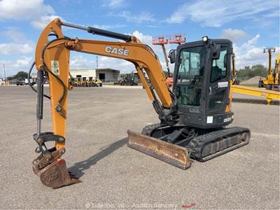 2020 Case CX37C Compact Hydraulic Excavator Backhoe Blade Bucket Aux bidadoo