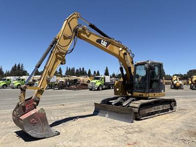 2012 Caterpillar 314D LCR Excavator Trackhoe Blade Cab Bucket Aux Hyd bidadoo