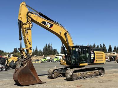 2018 Caterpillar 336FL Excavator Trackhoe Cab A/C Aux Hyd Q/C 54" Bucket bidadoo