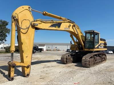 Caterpillar 345BL Hydraulic Excavator A/C Cab Trackhoe Long Reach Aux bidadoo