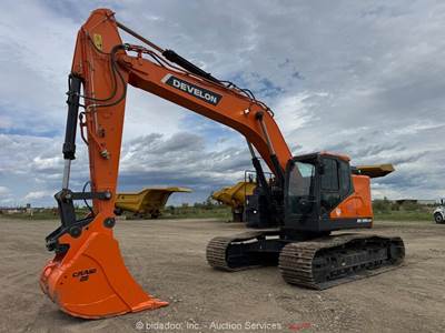 2023 Develon DX350LCR-7 Excavator Trackhoe Hyd Q/C Bucket Doosan bidadoo -New