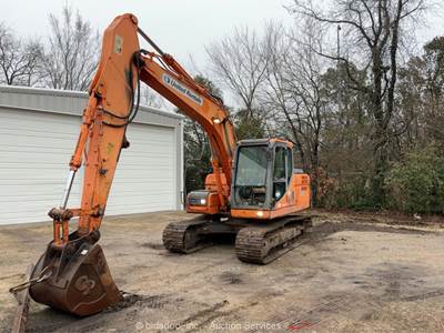 2013 Doosan DX140LC-3 Hydraulic Excavator Cab Trackhoe Aux Hyd Bucket bidadoo