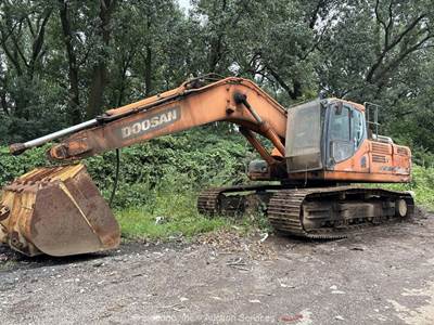 2013 Doosan DX300LC-3 Hydraulic Excavator Crawler Enclosed Cab Trackhoe bidadoo