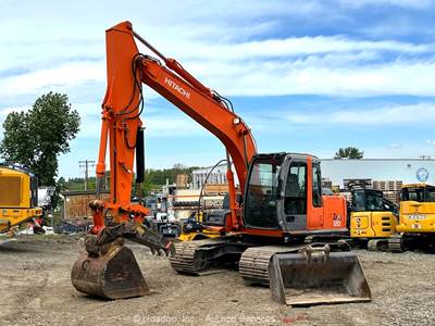 2005 Hitachi ZX120 Hydraulic Excavator Heated Cab A/C Hyd Thumb Isuzu bidadoo