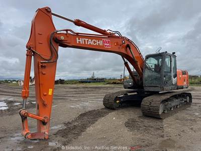 2008 Hitachi ZX200LC-3 Hydraulic Crawler Excavator Aux Hyd Cab Isuzu bidadoo