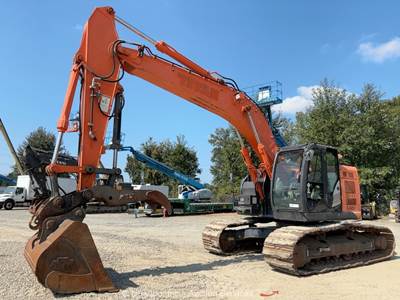 2014 Hitachi ZX245USLC-5N Short Tail Excavator Trackhoe Aux Hyd Thumb QC bidadoo