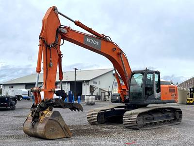 2008 Hitachi ZX270LC-3 Excavator Hydraulic Thumb A/C Cab Aux Hyd Q/C bidadoo