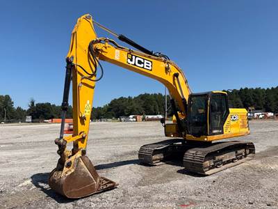 2019 JCB 220X LC Hydraulic Excavator Steel Trackhoe Cab Bucket Aux A/C bidadoo