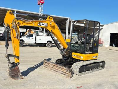 2021 JCB 48Z-1 Mini Hydraulic Excavator Rubber Tracks Backhoe Bucket Aux bidadoo