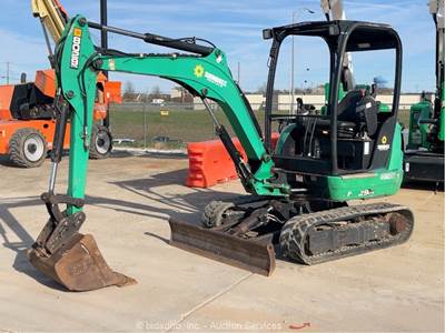 2017 JCB 8029 CTS Compact Hydraulic Excavator Backhoe Blade Bucket Aux bidadoo