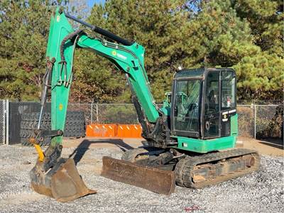 2018 JCB 85Z-1 Hydraulic Excavator Trackhoe Blade Q/C Bucket Aux A/C Cab bidadoo