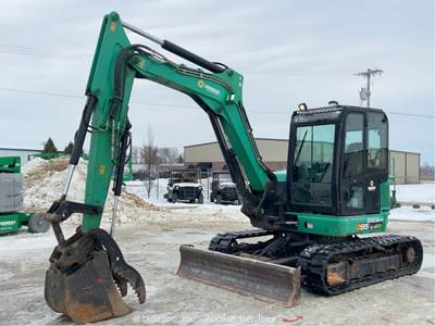 2018 JCB 85Z-1 Compact Excavator Backhoe Thumb Blade Cab Bucket Aux bidadoo