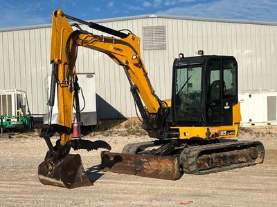 2018 JCB 85Z Hydraulic Excavator Trackhoe Backhoe A/C Cab Aux Hyd Thumb bidadoo