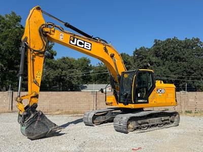 2019 JCB JS220XLC Hydraulic Excavator Trackhoe A/C Cab Aux Bucket bidadoo