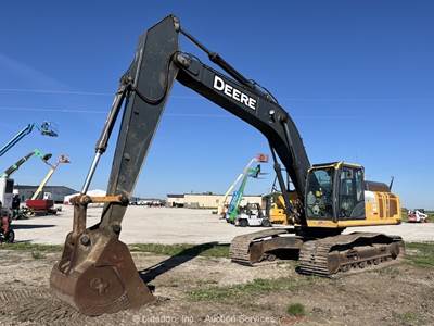 2015 John Deere 350G Excavator Crawler Trackhoe Cab Heat A/C 60" Bucket bidadoo