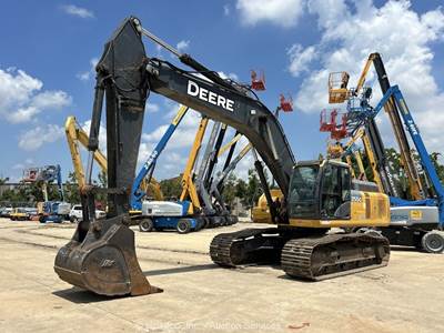 2019 John Deere 350G LC Hydraulic Excavator Trackhoe Bucket Cab A/C Aux bidadoo