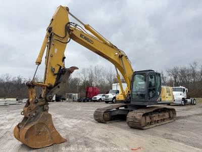 2018 Kobelco SK210LC-10 Hydraulic Excavator Trackhoe A/C Cab Aux Hyd Q/C bidadoo