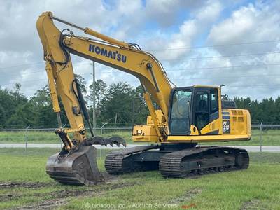 2021 Komatsu PC210LC-11 Hydraulic Excavator Trackhoe BKT Aux Hyd Thumb bidadoo