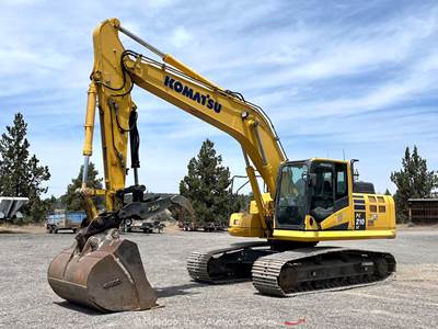 2018 Komatsu PC210 LC-11 Excavator Trackhoe Aux Hyd Thumb Q/C A/C Bucket bidadoo